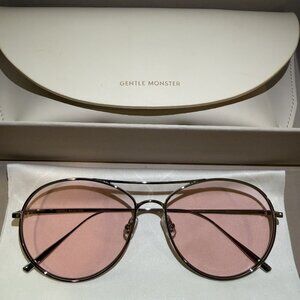 Sold Out Gentle Monster Ranny Ring Titanium Clear Pink Sunglasses ASO Aimee Song